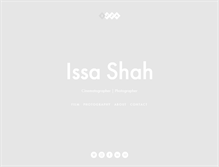 Tablet Screenshot of issa-shah.com
